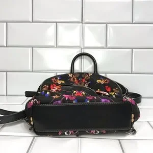 GIVENCHY Black Nano Mini Backpack With Ink Blot Floral Pattern; Preloved Givenchy | Bags | Givenchy Black Nano Mini Backpack With Ink  main image 2